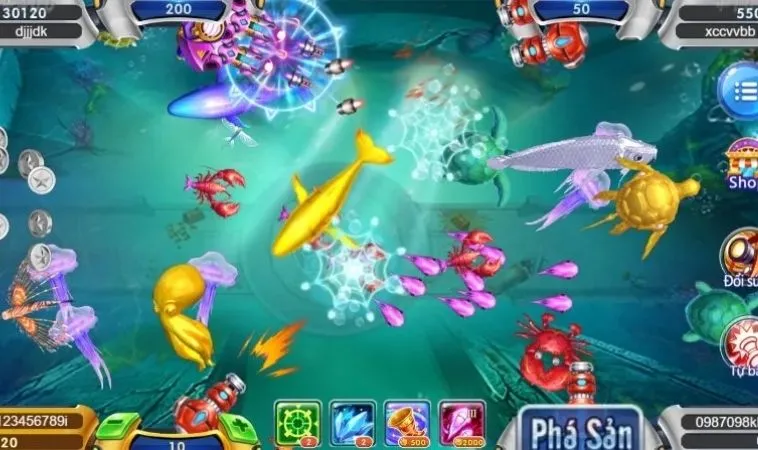 Các loại cá trong game Bắn Cá Men In Black tại SA88