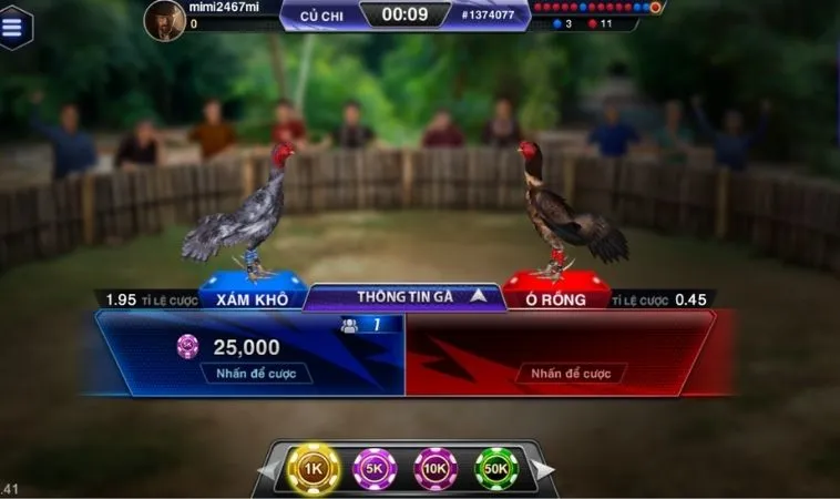 Giao diện chơi Đá Gà 3D tại SA88