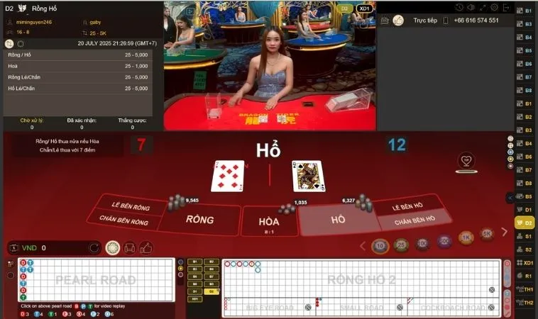 Thắng Lớn Với Dragon Tiger Kịch Tính Tại SA88 Casino 2 Bàn cược Dragon Tiger Kịch Tính Tại SA88