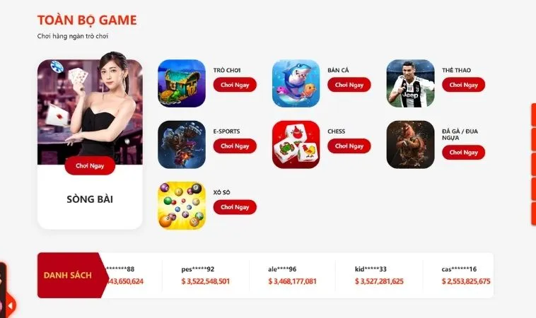 Đa dạng các thể loại game để trải nghiệm tại nhà cái SA88